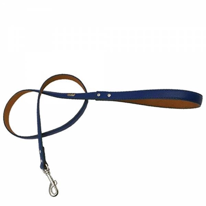 Picture of Indigo Blue Leather Leash